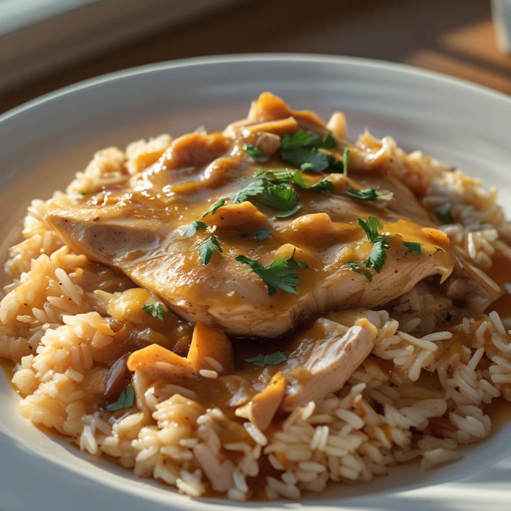 Comforting Smothered Chicken and Rice – Easy Homemade Dinner Recipe