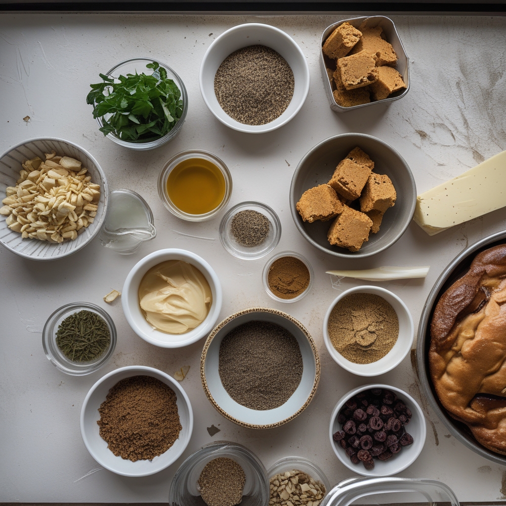 Ingredients for Milky Way Caramel Cheesecake Brownies Recipe | Decadent Homemade Dessert