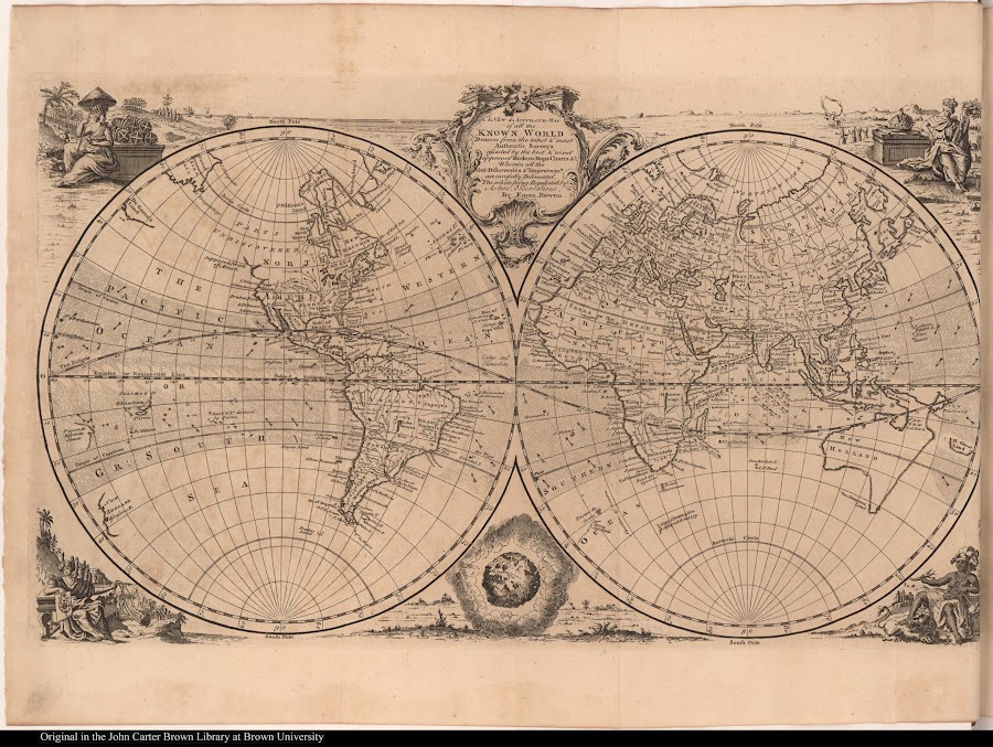 1764_A New & Accurate Map of all the Known World Drawn from the latest & most Authentic Surveys