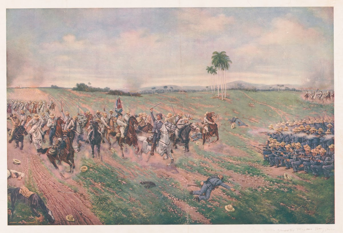 Cargo de los generales Maximo Gomeuz y Maceo en Mall Timpo Dec 15 1895 1905