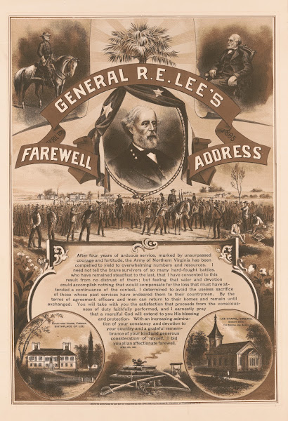 General RE Lees farewell address 19th century