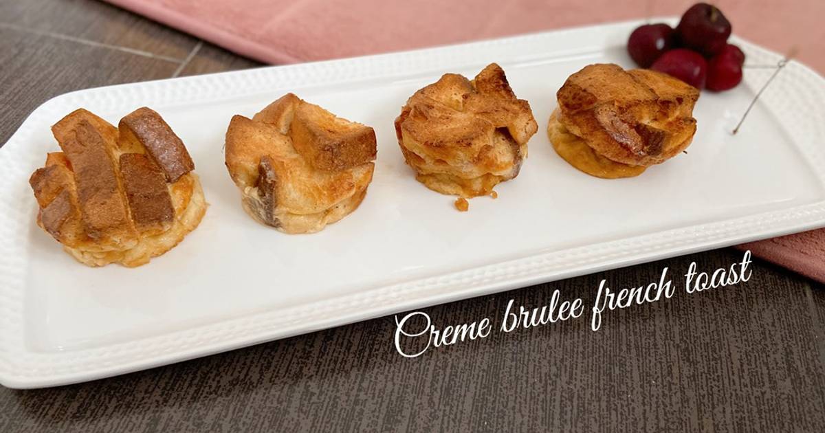 Creme brulee french toát - ăn dặm