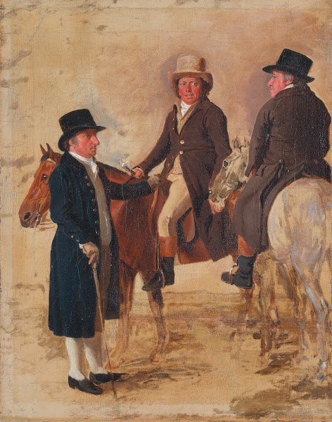 John Hilton Judge Of The Course At Newmarket John Fuller Clerk Of The Course And