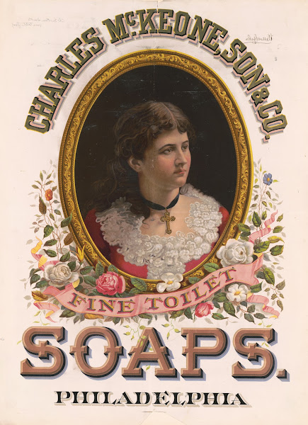 Charles McKeone Son  Co fine toilet soaps Philadelphia 1880
