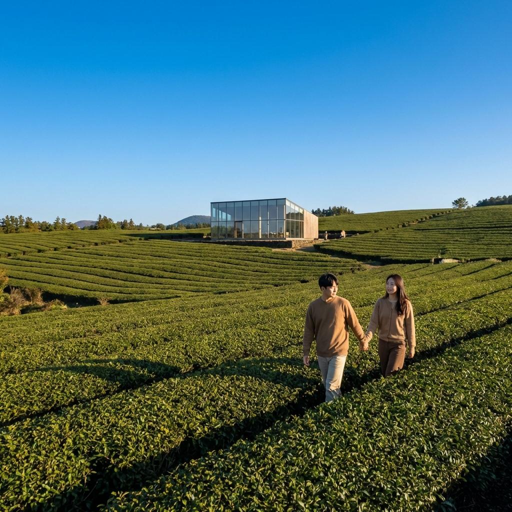 서부권 힐링 & 미식: 오설록 티 뮤지엄 & 협재 해변