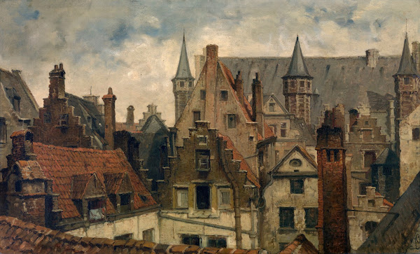The Vleeshuis Old Roofs and Crow Stepped Gables
