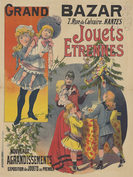 Grand bazar 7 rue du calvaire Nantes Jouets étrennes 1891