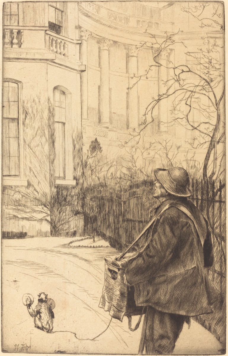 Le joueur dorgue The Organ Grinder 1878