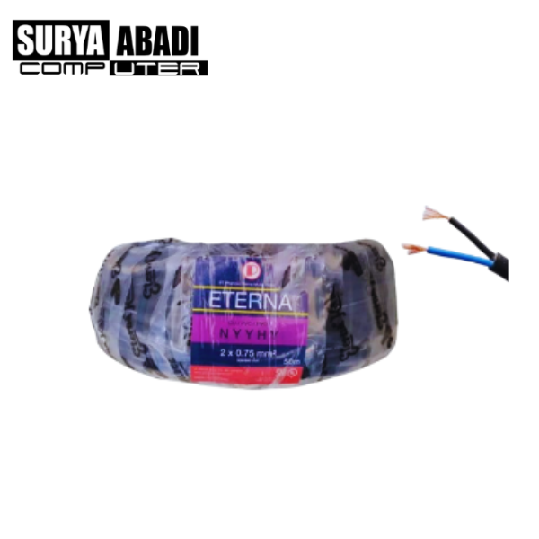 Kabel Eterna NYYHYO 2X0,75 50m