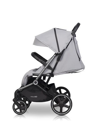 Stroller for twins Easy-Go Echo 2024 gray