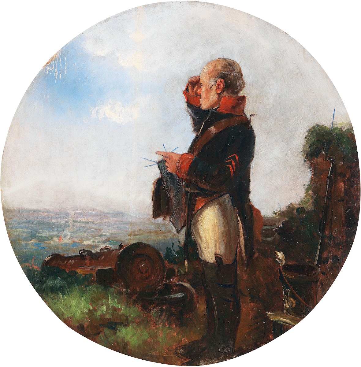 Der strickende Soldat 1836