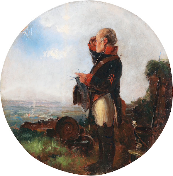 Der strickende Soldat 1836