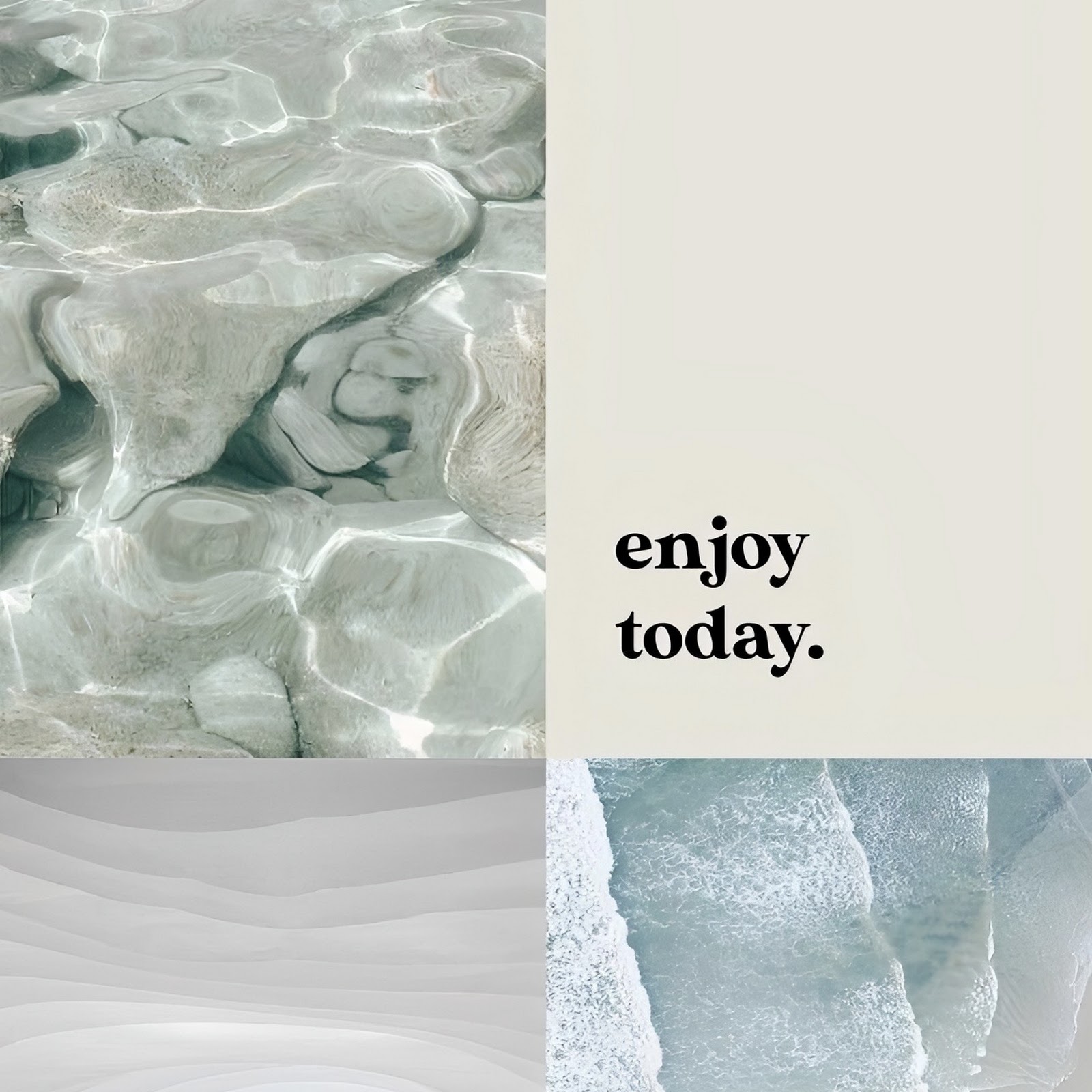 Download Minimalist Aesthetic Water Collage Full HD iPhone