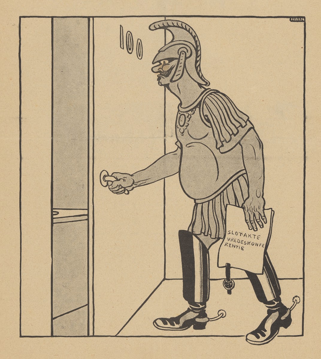 De Notenkraker 26 oktober 1907  Na de vredesconferentie 1907
