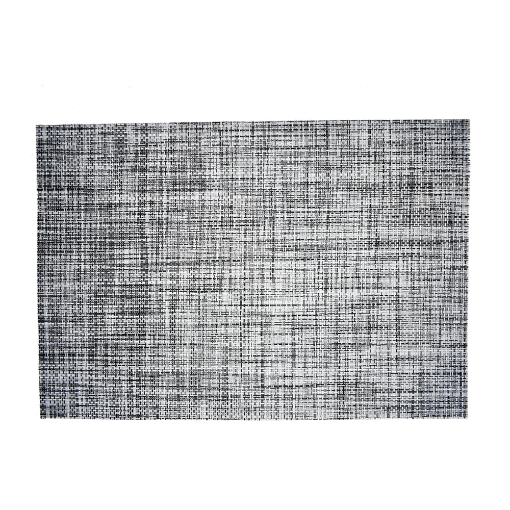 Mantel individual de diseño entretejido Top Choice™ 45 x 30 cm, color blanco/negro