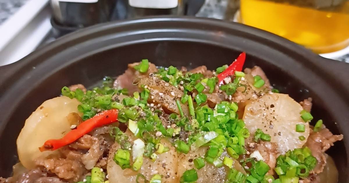Thịt kho củ cải