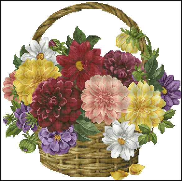 CMP 170266 Dahlia Basket