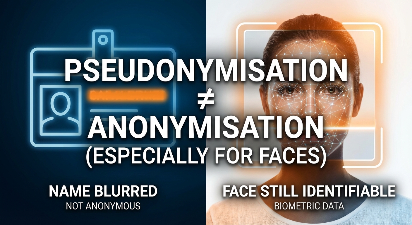 Blurring a Name Doesn't Anonymise a Face: What GDPR Actually Says