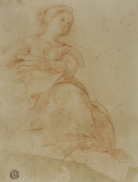 Woman Seated on Clouds c 1600