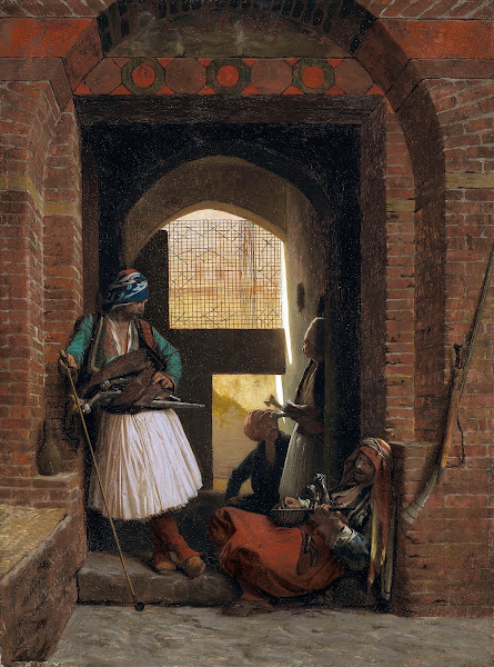 Corps de garde darnautes au Caire 1861