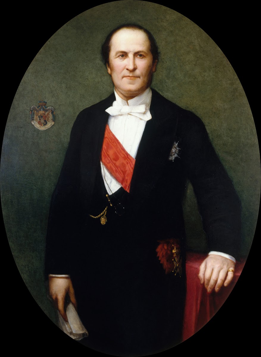 Portrait du baron Haussmann 1809 1891 préfet de la Seine 1853 1870 1860