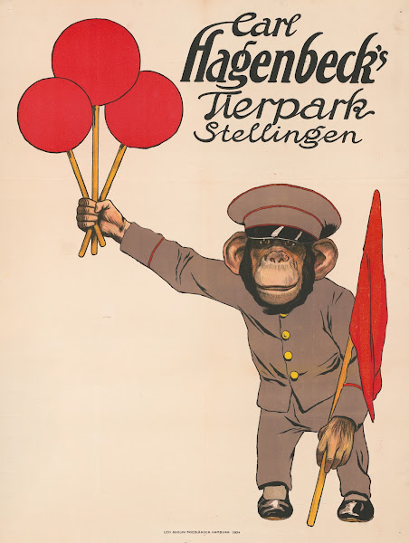 Carl Hagenbecks Tierpark stelligen 1913