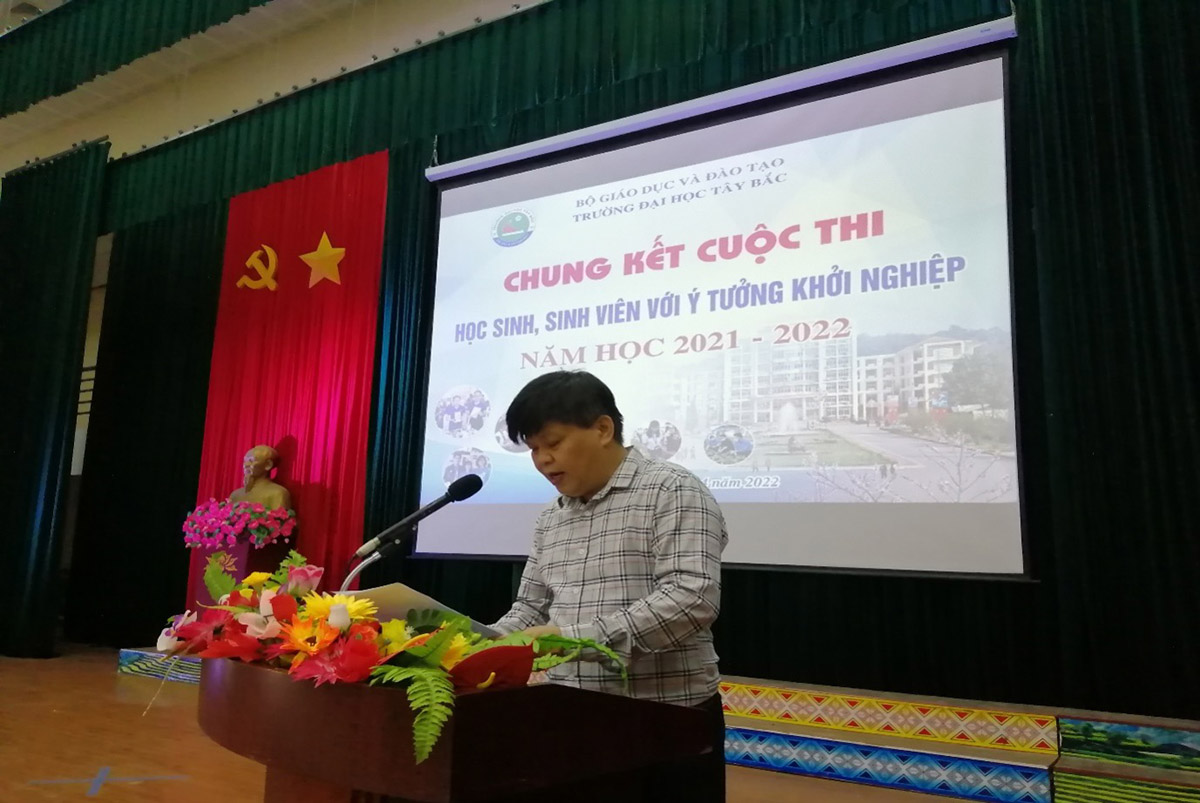 Chung kết Cuộc thi “Học sinh, sinh viên với ý tưởng khởi nghiệp” năm học 2021-2022 tại Trường Đại học Tây Bắc