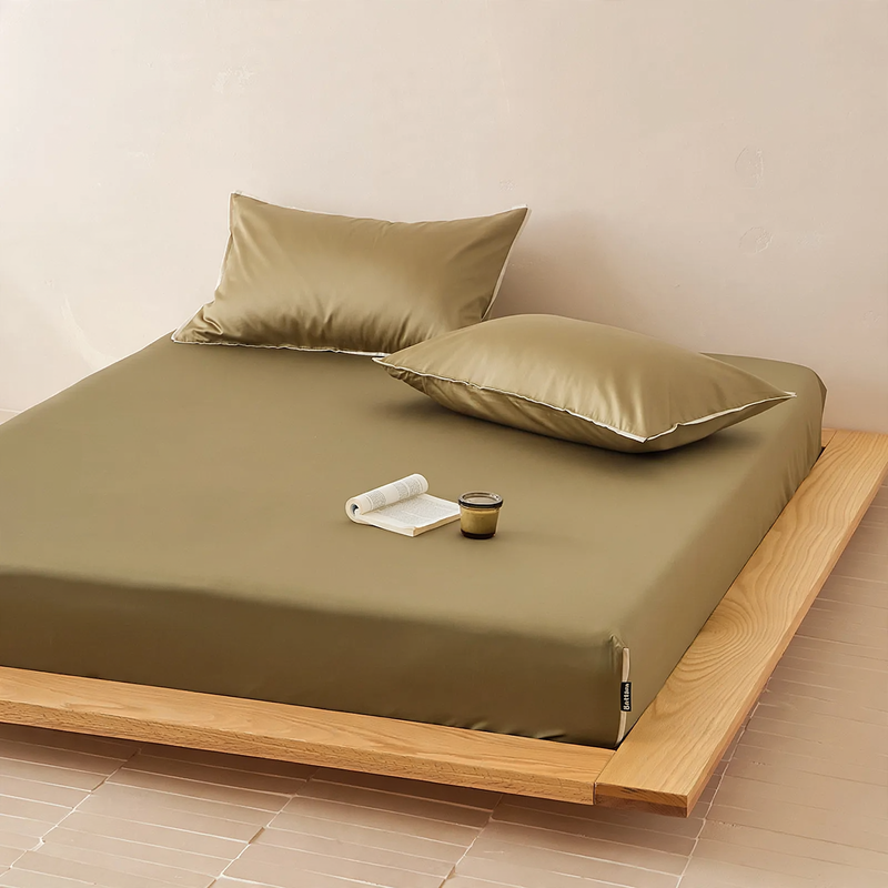Cotton Fitted Sheet, 180×200 cm, All-around Elastic