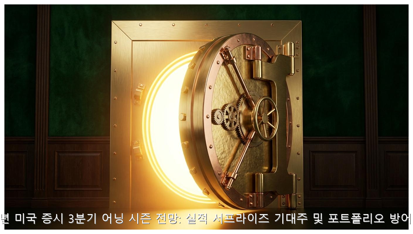 2026 미국 증시 3분기 실적 전망 및 리스크 헤지 전략 핵심 안내 및 분석 인포그래픽 (3)