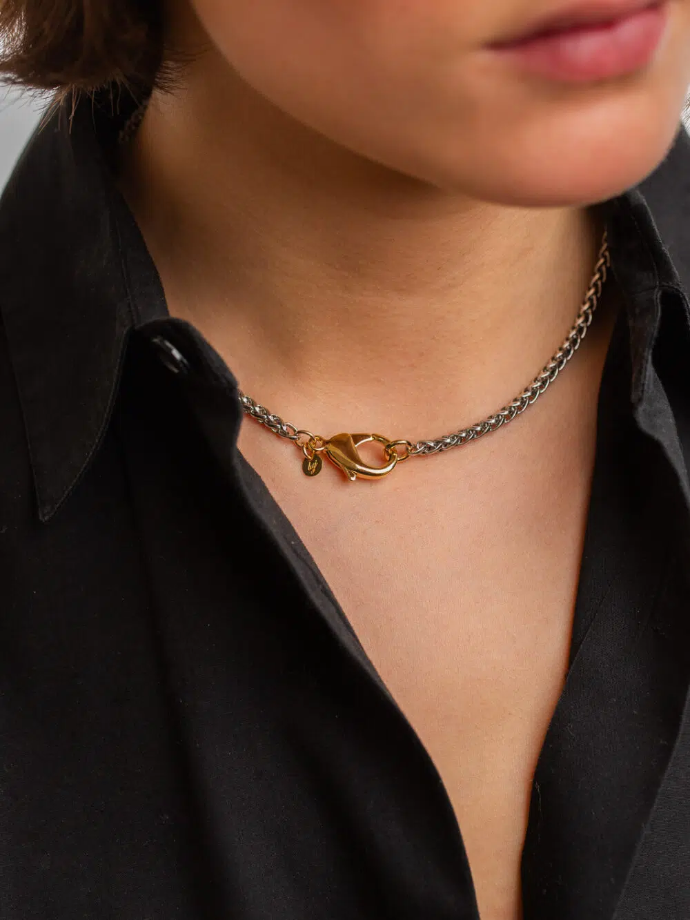 Цепь-чокер Edith с крупным замком