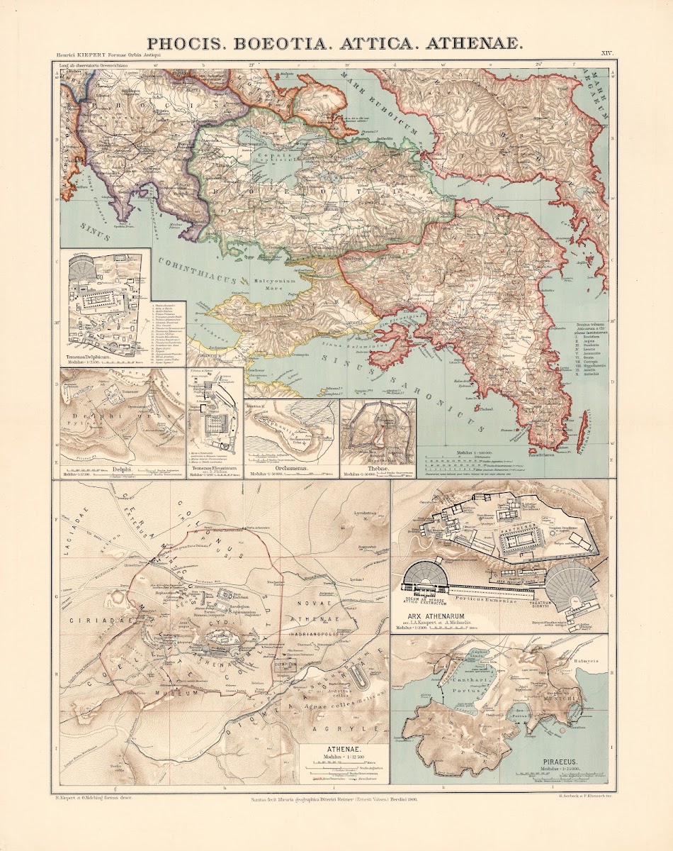 Phocis Boeotia Attica Athenae 1914