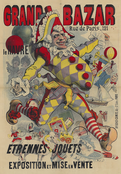 Grand Bazar Le Havre Etrennes jouets Polichinelle 1891