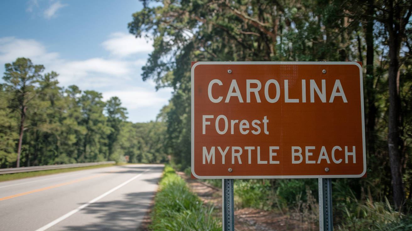 How Far Is Carolina Forest from Myrtle Beach?