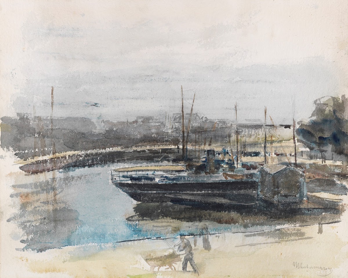 Quai in Hamburg 1900 1902