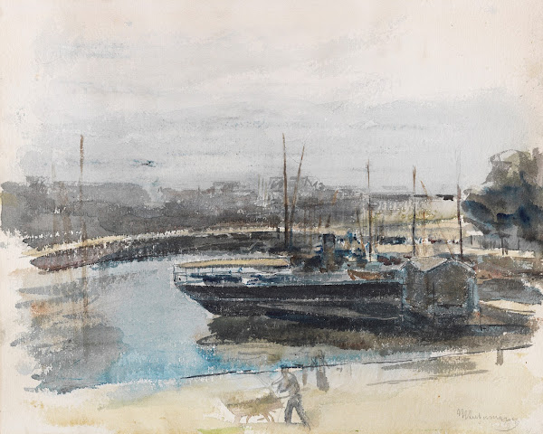 Quai in Hamburg 1900 1902