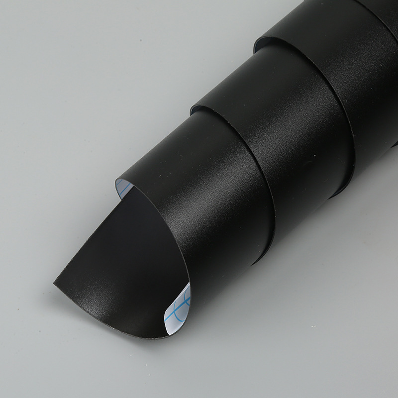 Magnetic chalkboard film to stick, black