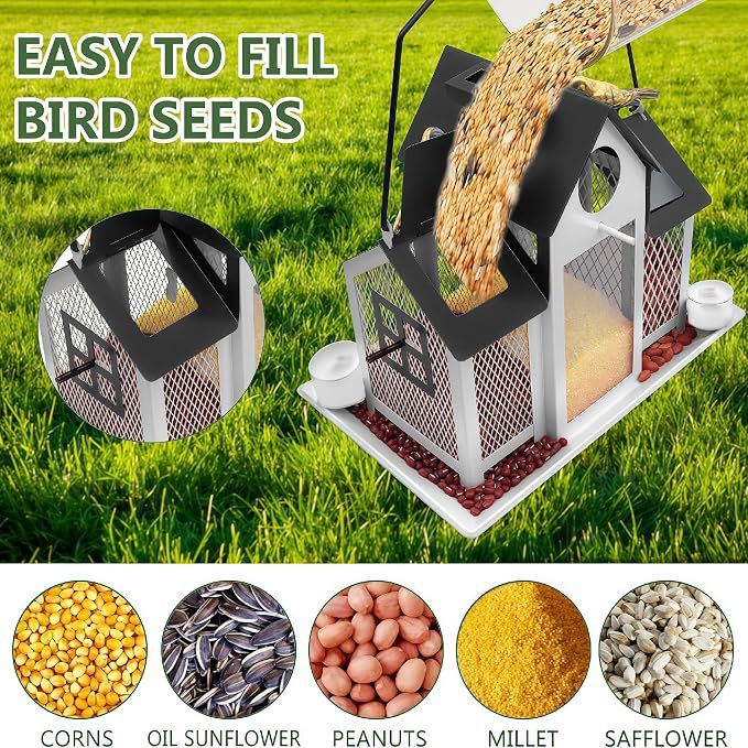 Solar Birdhouse with Lighting