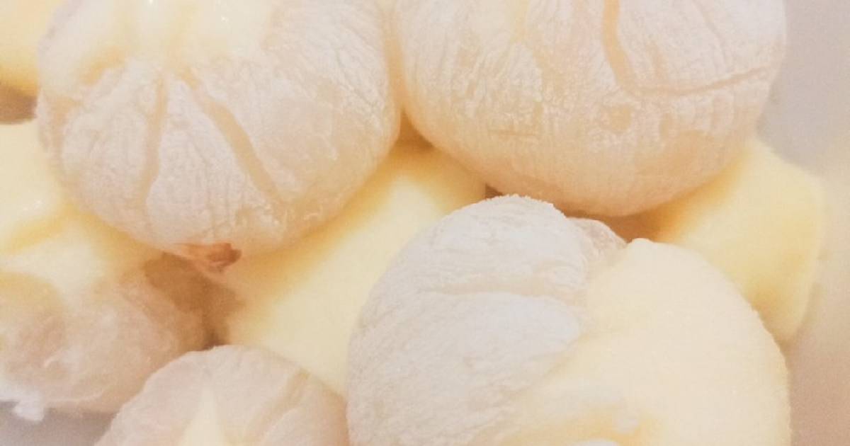 Kem trái vải nhân phô mai