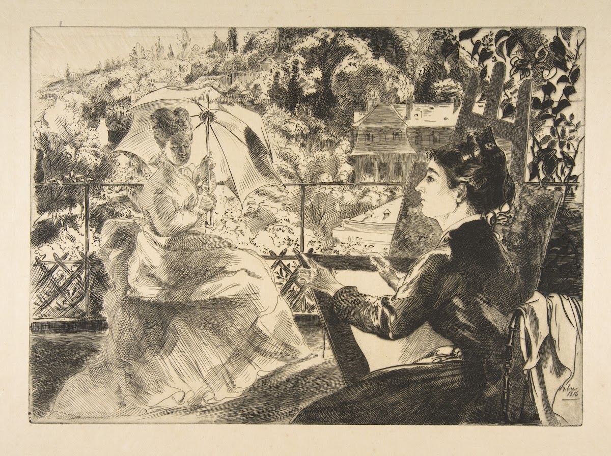 La Terrasse de la Villa Brancas 1876