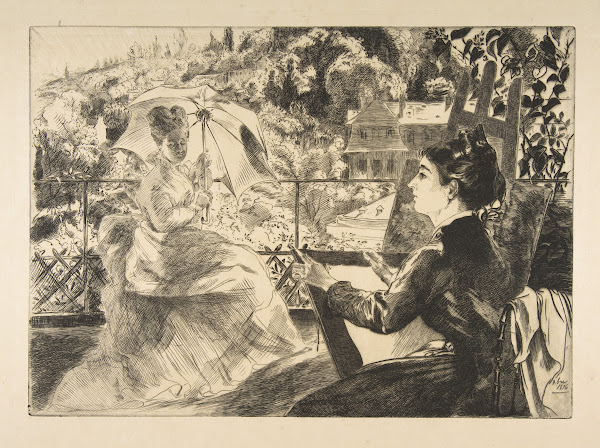 La Terrasse de la Villa Brancas 1876