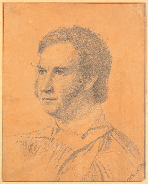 Portræt af Jacob Georg Købke justitsråd stiftfysikus i Nykøbing F 1838