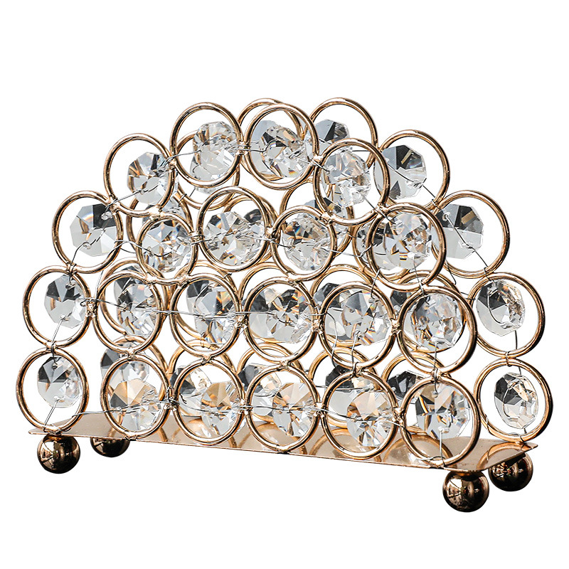 Elliptical Metal Paper Towel Holder