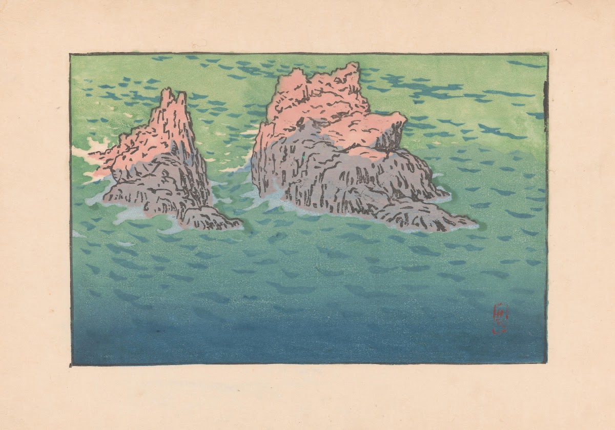 Rocks in water