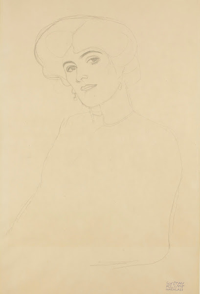 Damenbrustbild Im Dreiviertelprofil Nach Links Bust Of A Woman In Three Quarter