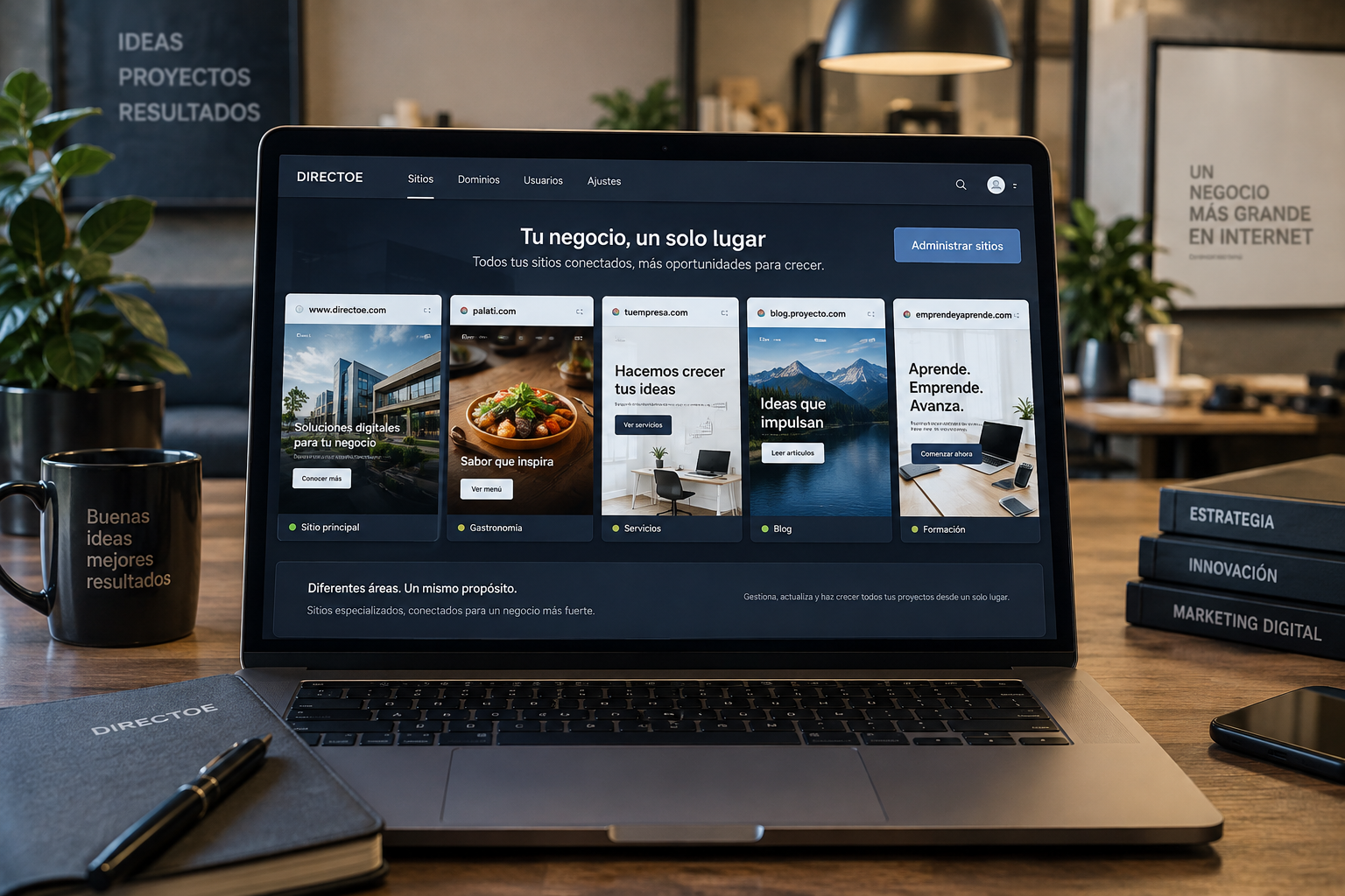 Hosting con DIRECTOE y Subdominios