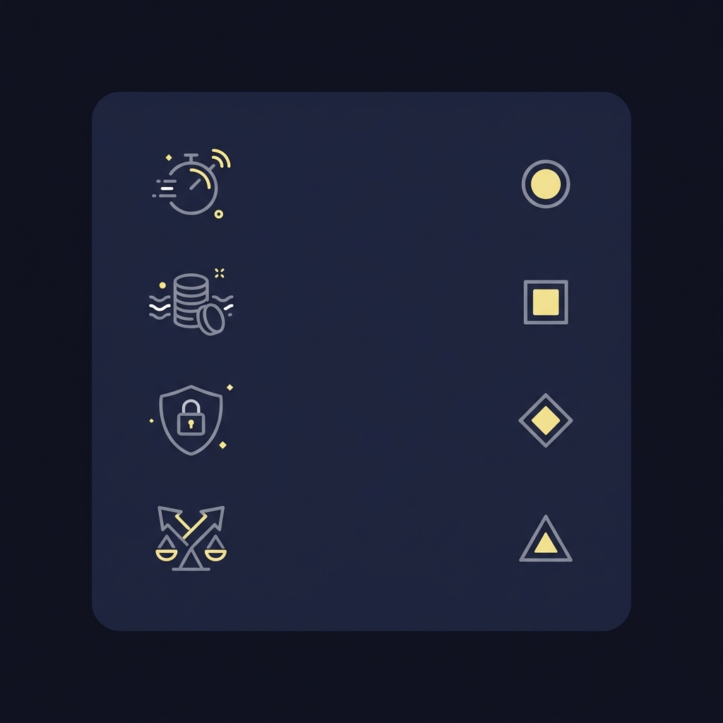 Minimal 2D vector infographic showing a one page pre trade checklist with four icons for latency liquidity stake and hedge on a Funded Plays dark background Common Live Sports Trading Mistakes
