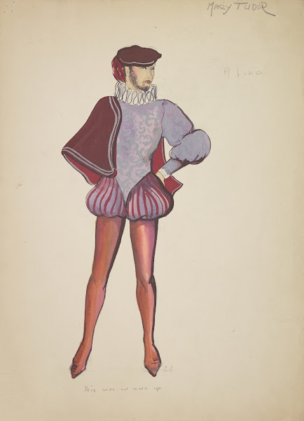 Mary Tudor Lord violet patterned doublet 1934 1943