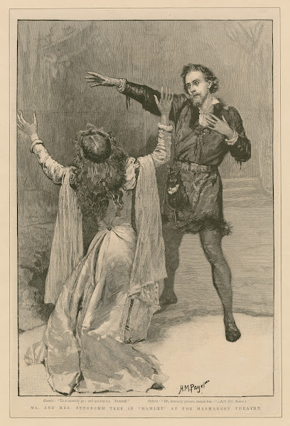 Mr and Mrs Beerbohm Tree in Hamlet at the Haymarket Theatre