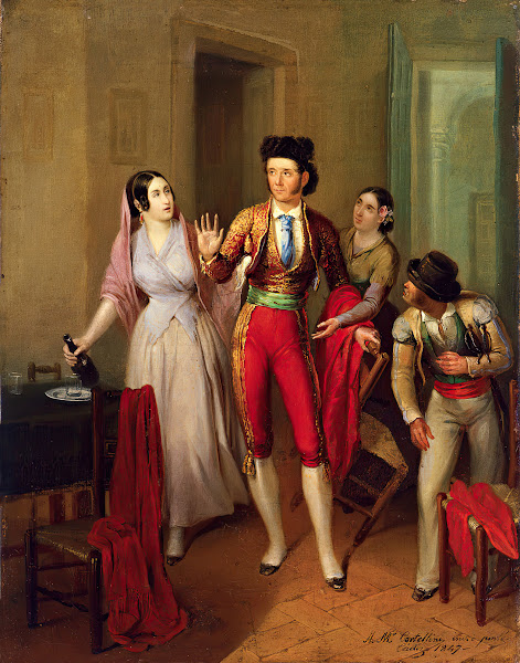 Francisco Montes Paquiro before a Bullfight The Bullfighters Farewell 1847