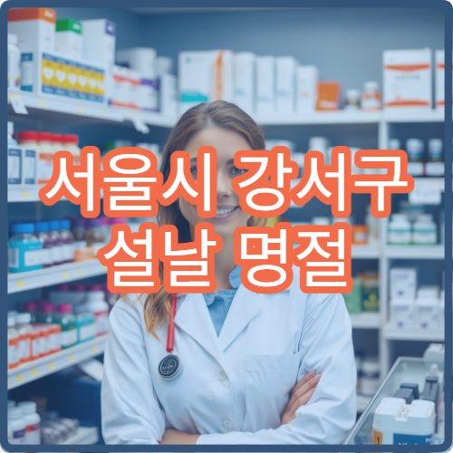 서울시 강서구 설날 명절 안과 연휴 진료 병원 결막염·안구건조증·시력저하 검사 가능
